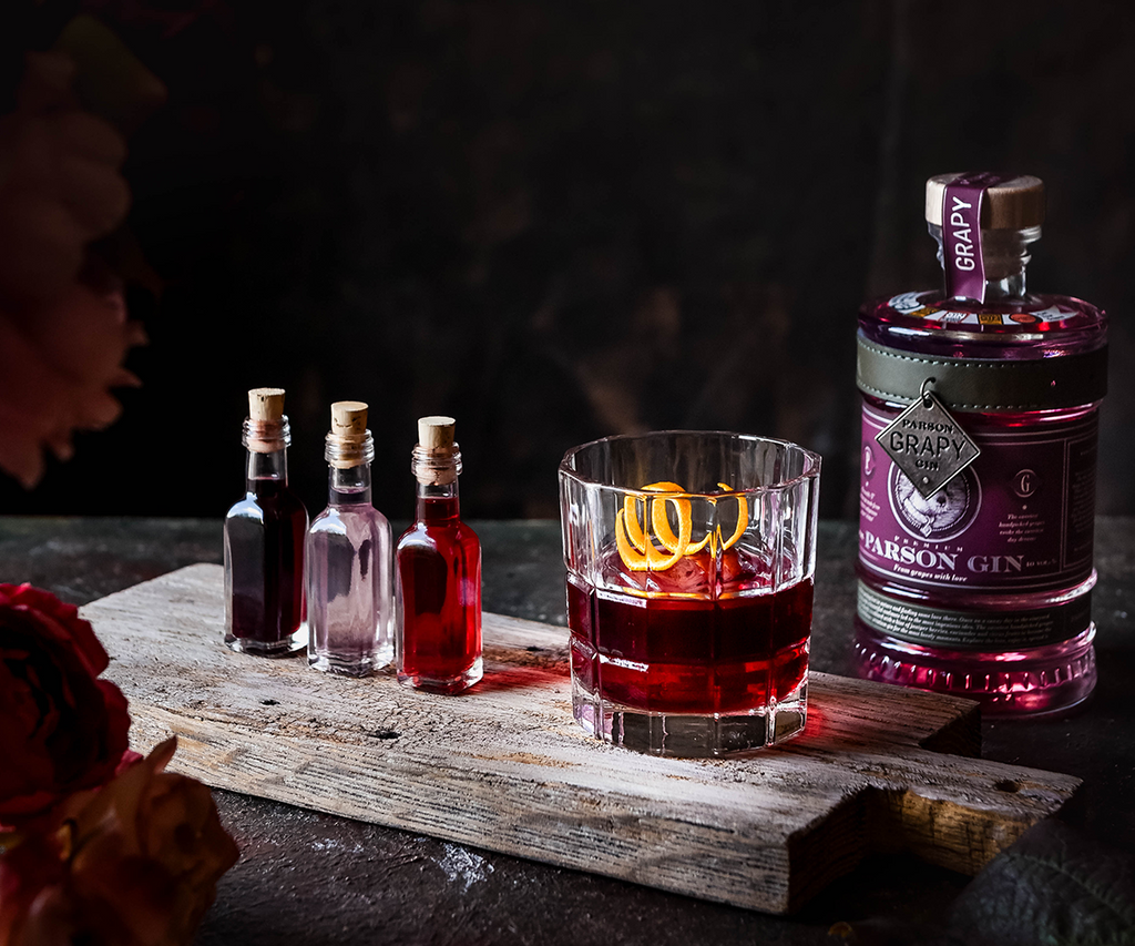 parson grapy gin bottle flavoured gin negroni twist